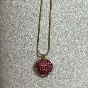 Cc Charms With Unbranded Stainless Steel Chain Preowned